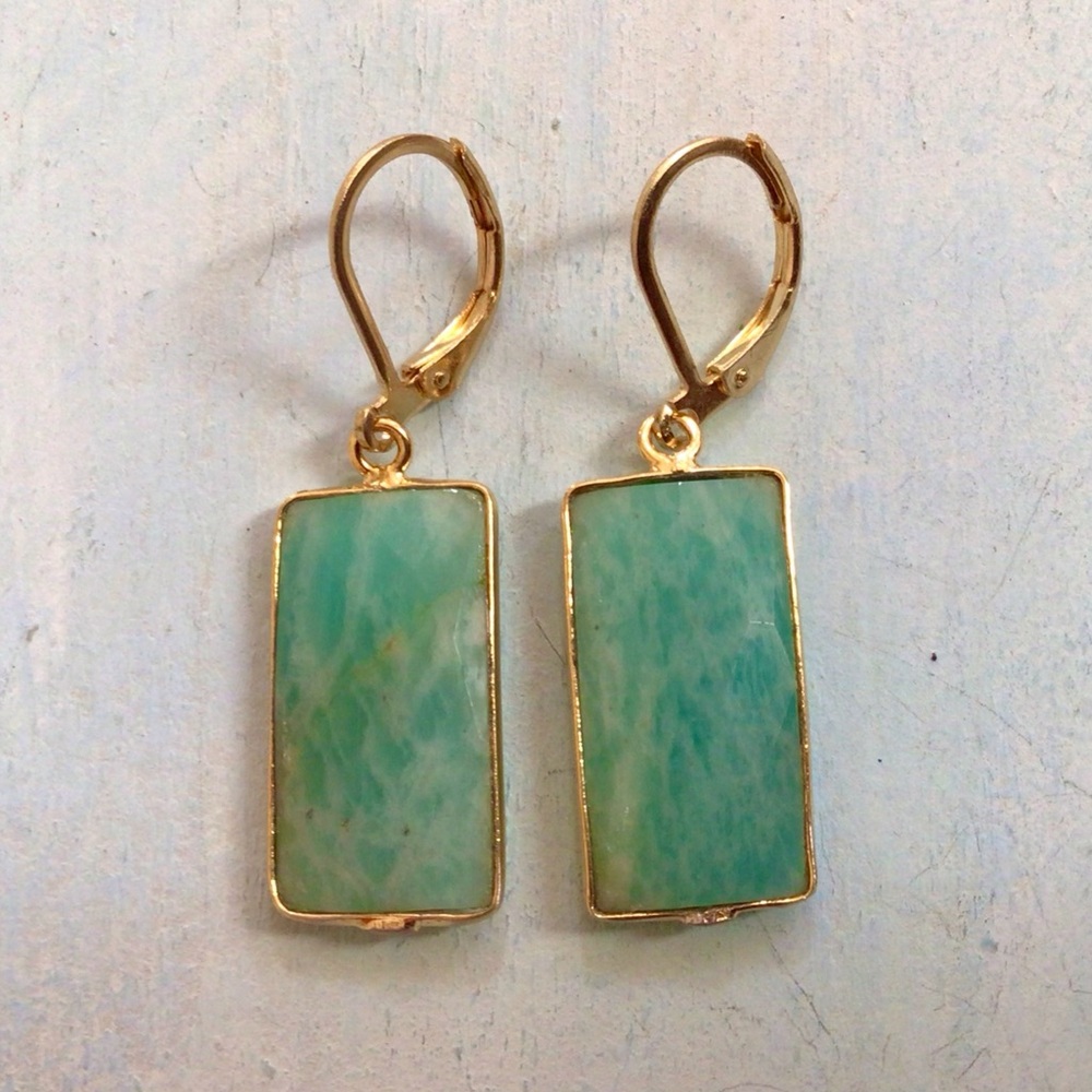 Amazonite Earrings Sundance Charm - Picture 8 of 8